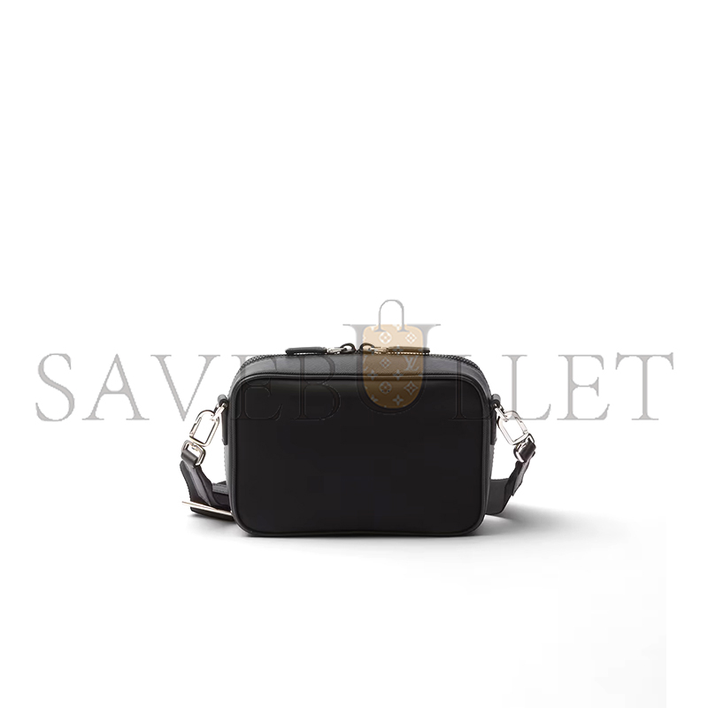 PRADA BRIQUE RE-NYLON AND SAFFIANO LEATHER BAG 2VH070 (19*12.5*5.5cm)
